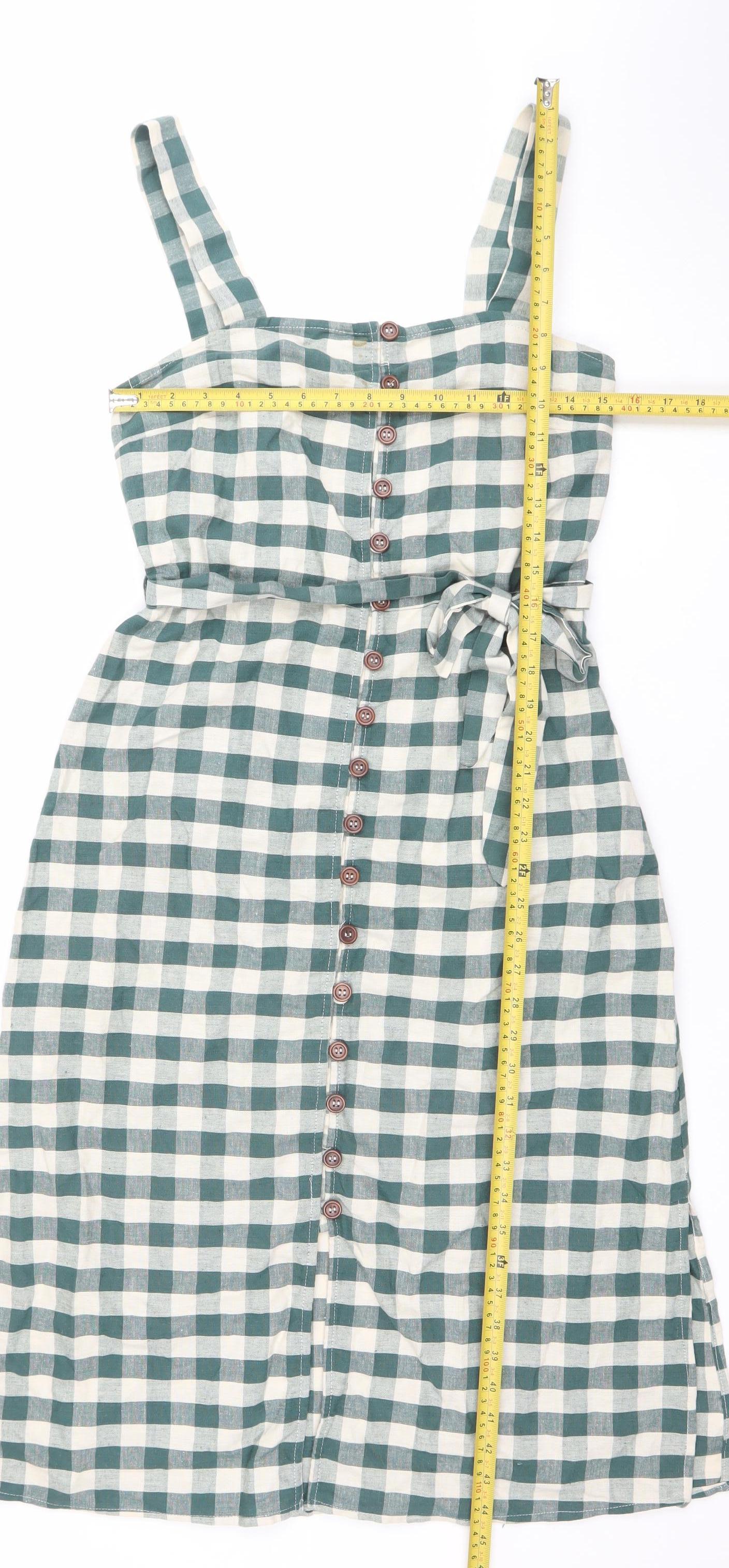 Womens UK Size 8 MNG Pinafore/Dungaree Dress