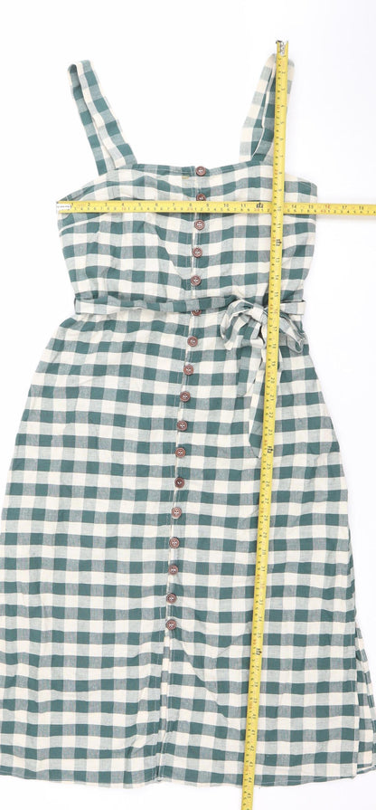 Womens UK Size 8 MNG Pinafore/Dungaree Dress