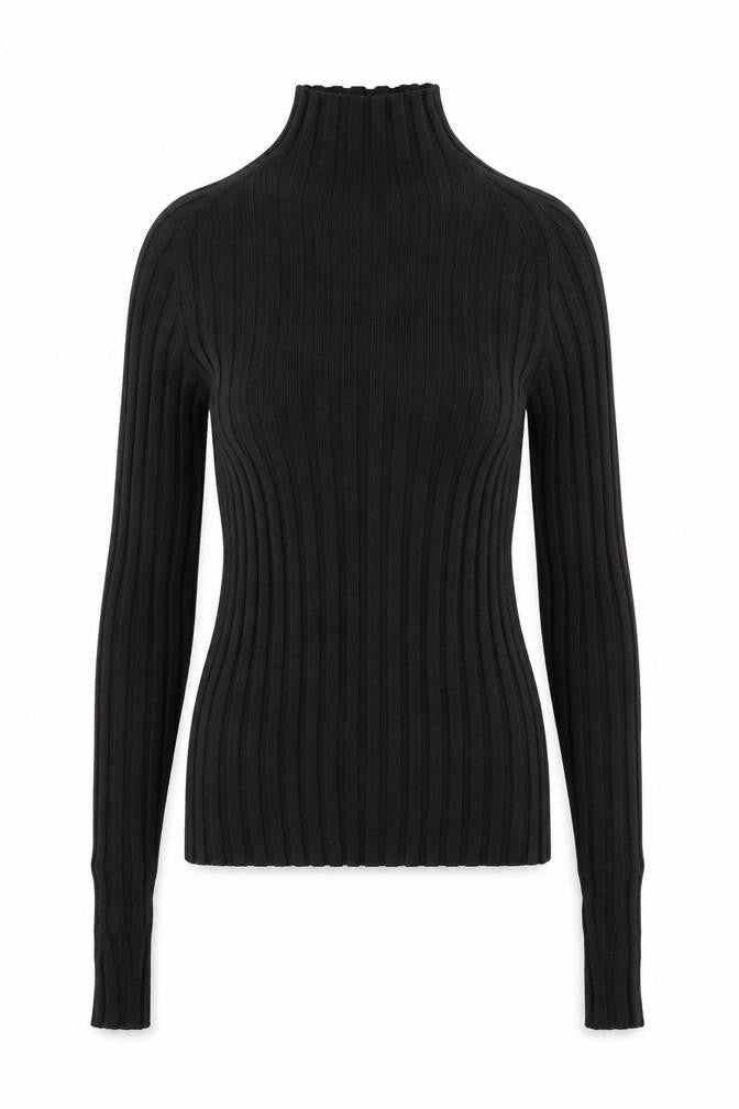Womens UK Size S MNG Black Basic Blouse