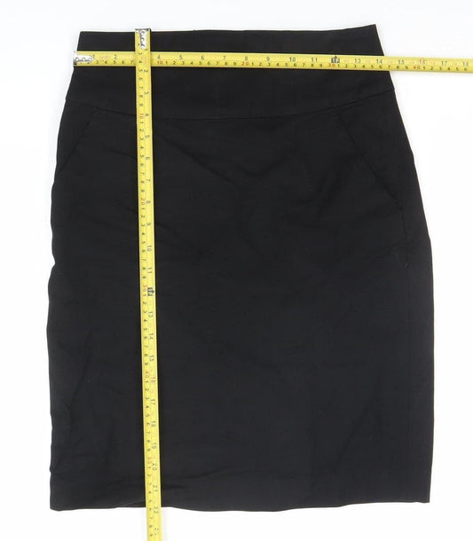 Banana Republic Women’s Black Knee Length Stretch Pencil Skirt Size 6