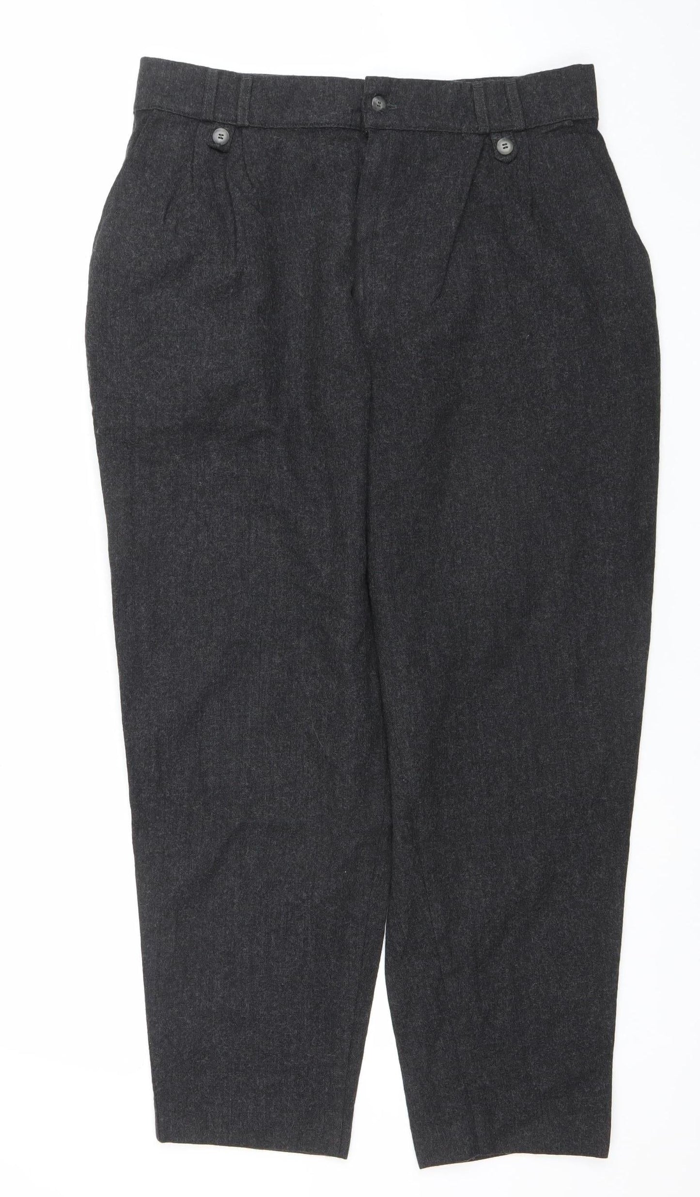 Womens UK Size 18 Unknown Regular Fit Casual Workwear Travel Grey Trousers