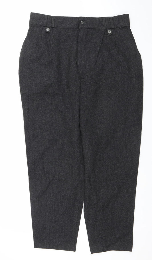 Womens UK Size 18 Unknown Regular Fit Casual Workwear Travel Grey Trousers