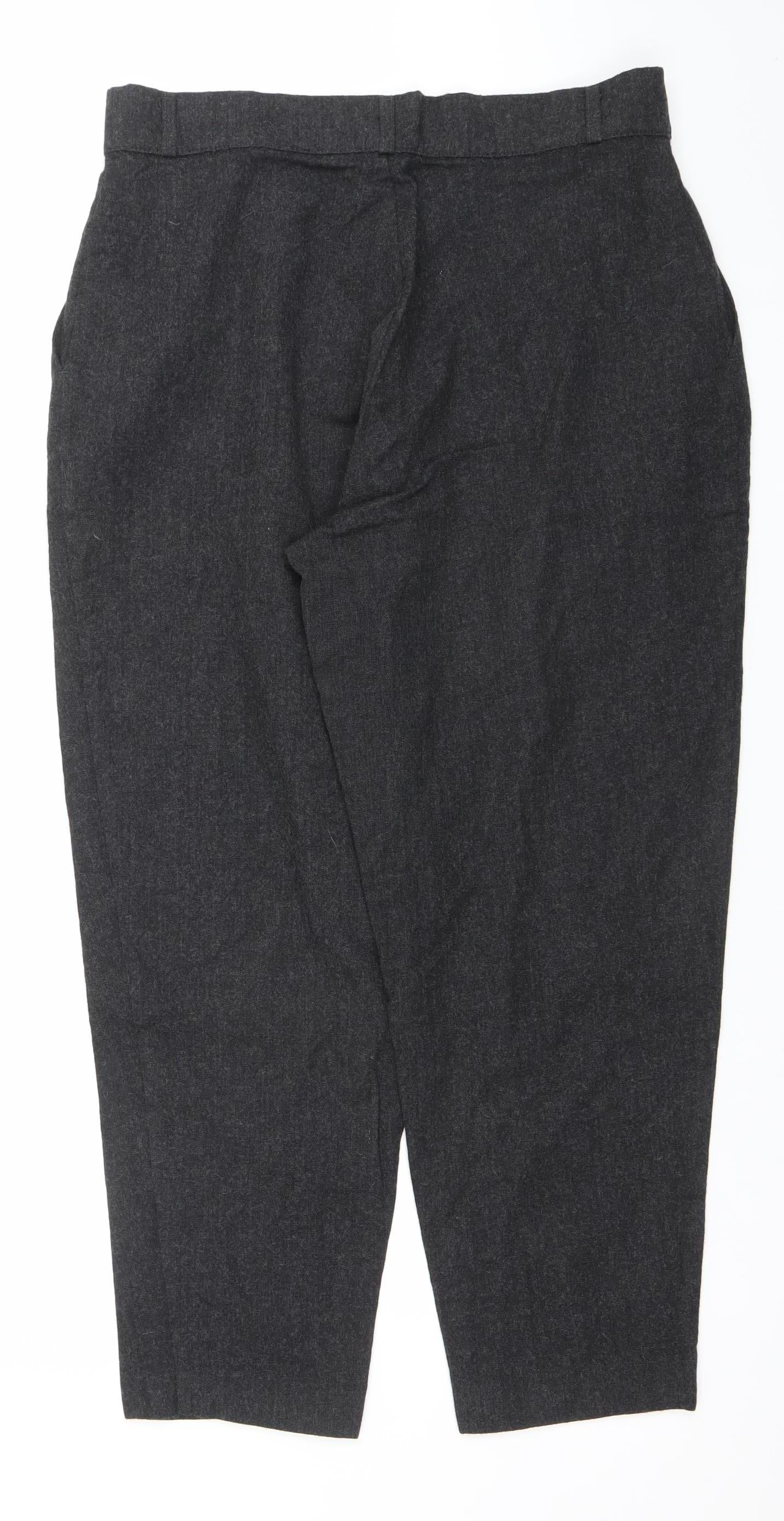 Womens UK Size 18 Unknown Regular Fit Casual Workwear Travel Grey Trousers
