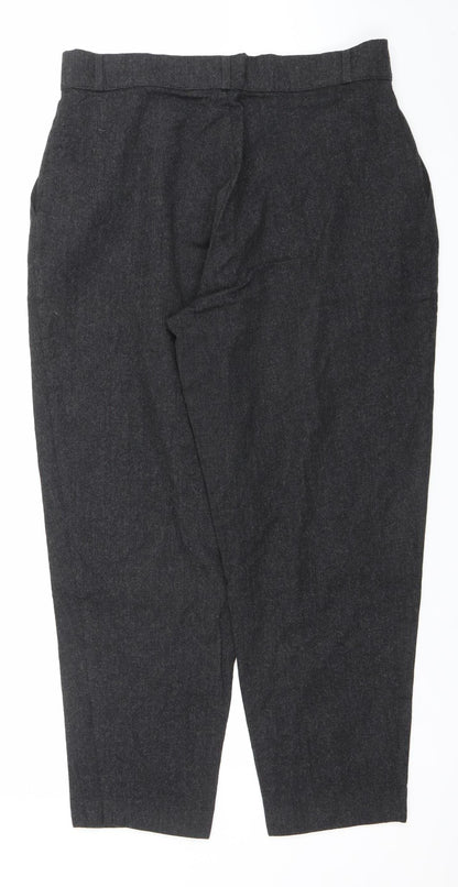 Womens UK Size 18 Unknown Regular Fit Casual Workwear Travel Grey Trousers