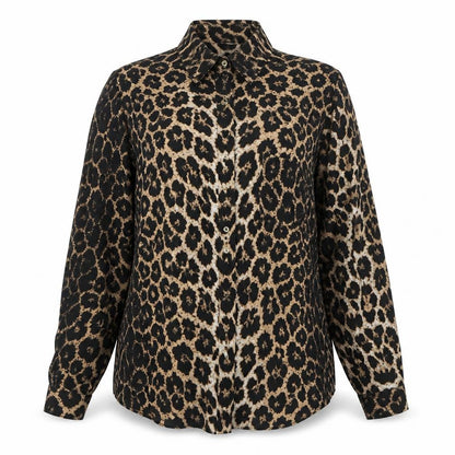Womens UK Size 12 Marks and Spencer Brown Basic Button-Up