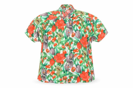 Womens UK Size 10 St. Bernard Multicoloured Tunic Button-Up