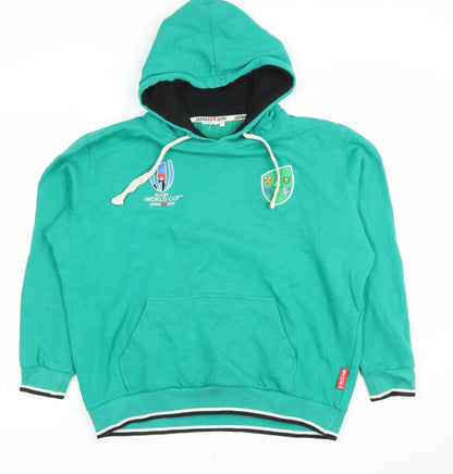 Womens UK Size L  Green Pullover Hoodie