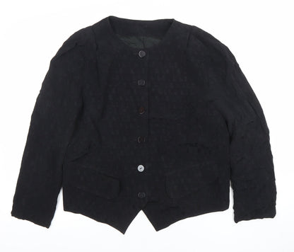 Womens UK Size 12 Betty Barclay Black Tunic Blouse