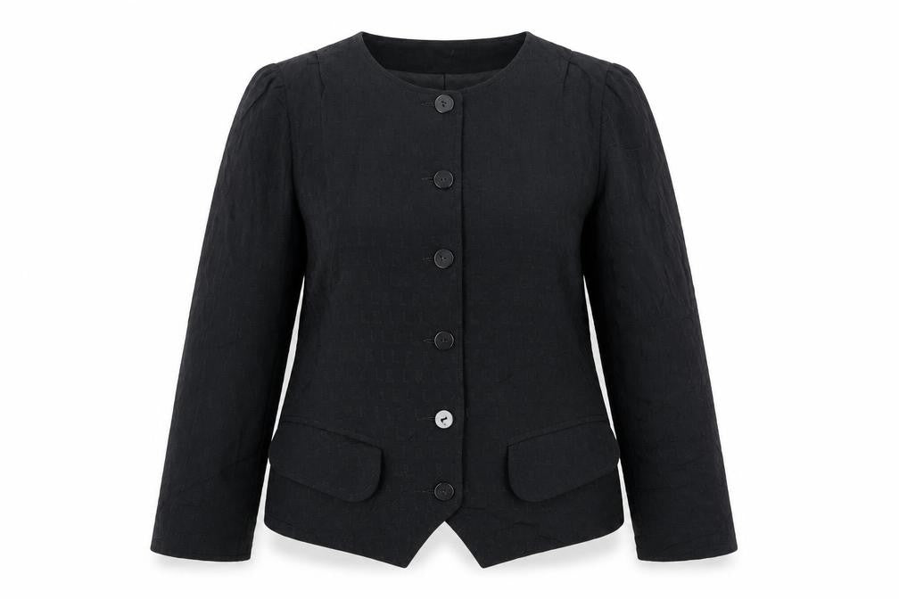 Womens UK Size 12 Betty Barclay Black Tunic Blouse