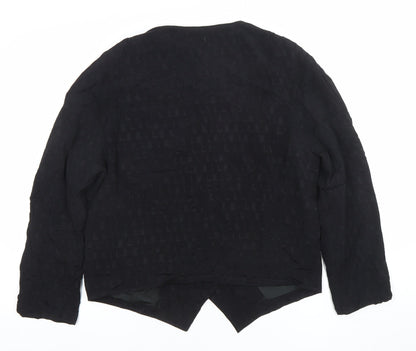Womens UK Size 12 Betty Barclay Black Tunic Blouse