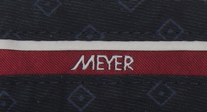 Meyer Men’s Black Monza 42x30 Chino Trousers Cotton Blend