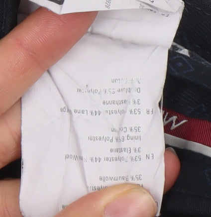 Meyer Men’s Black Monza 42x30 Chino Trousers Cotton Blend