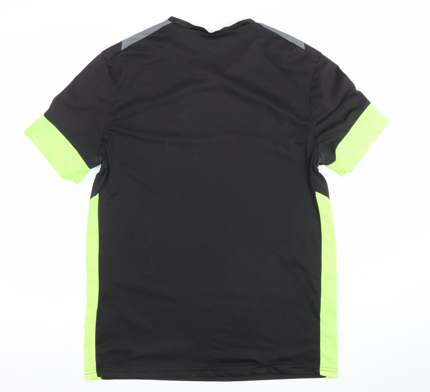 Mens UK Size S Kipsta Black FootballGym & TrainingRunning & Jogging T-Shirt