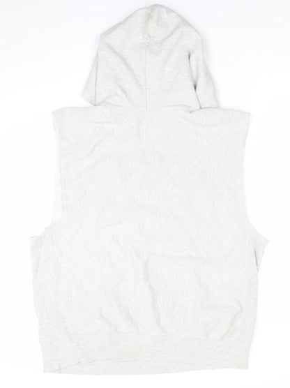 Mens UK Size M Champion Grey Vest Hoodie