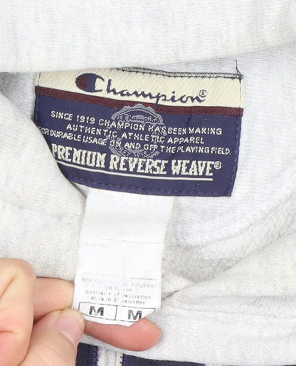 Mens UK Size M Champion Grey Vest Hoodie