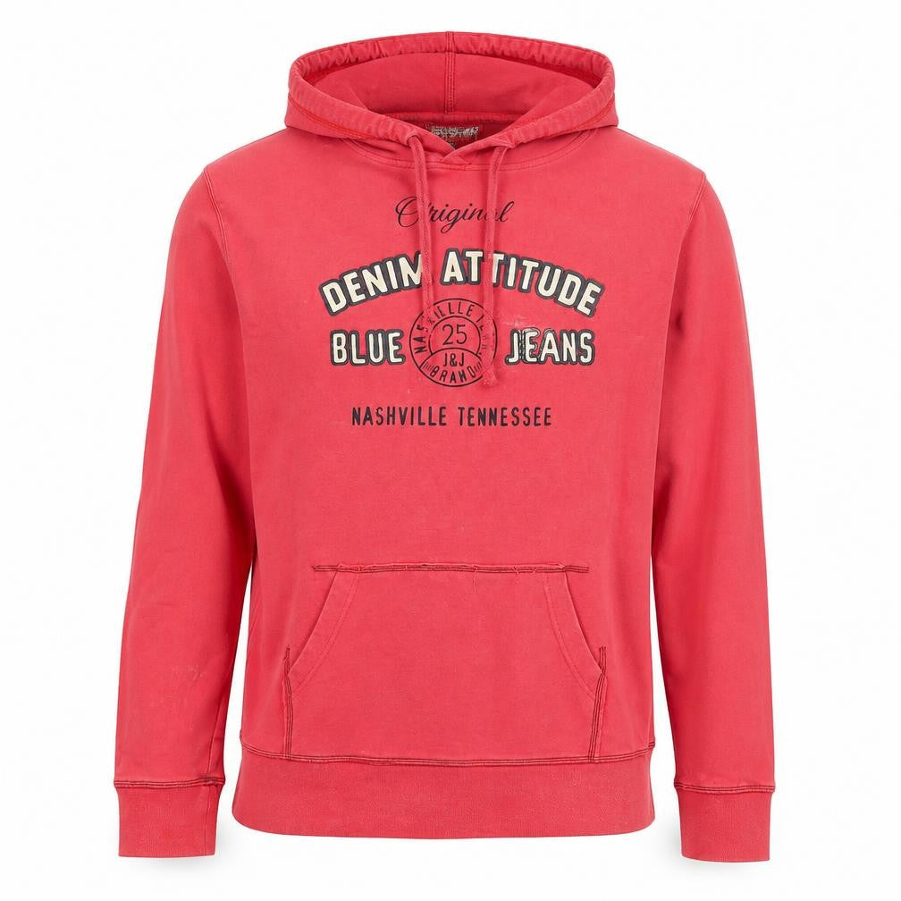 Womens UK Size XL JACK & JONES Red Pullover Hoodie