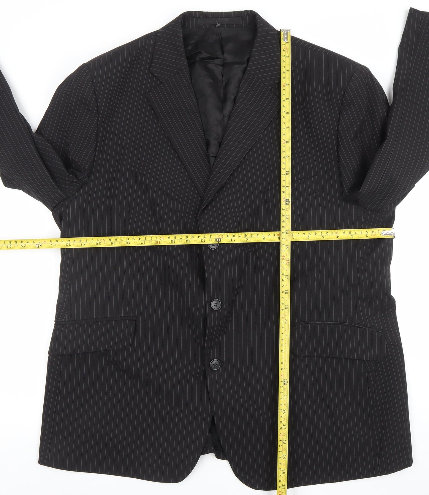 Mens UK Size 40 Marks and Spencer Regular Black Suit Jacket