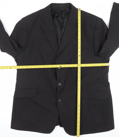 Mens UK Size 40 Marks and Spencer Regular Black Suit Jacket
