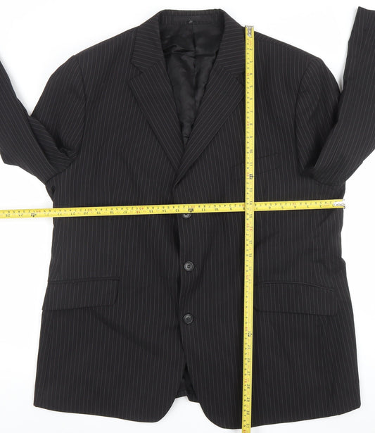 Mens UK Size 40 Marks and Spencer Regular Black Suit Jacket