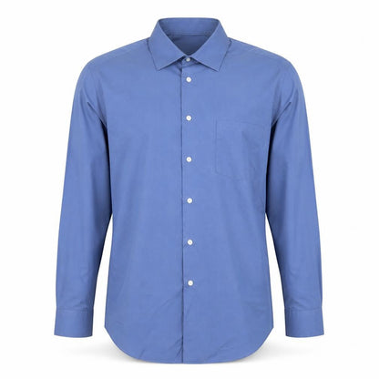 Mens UK Collar Size L Arrow Smart Blue  Dress Shirt