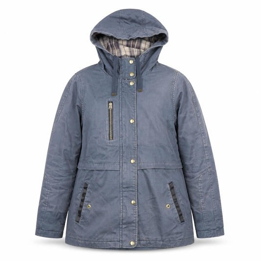 Womens UK Size 12 Topshop Blue Parka Coat