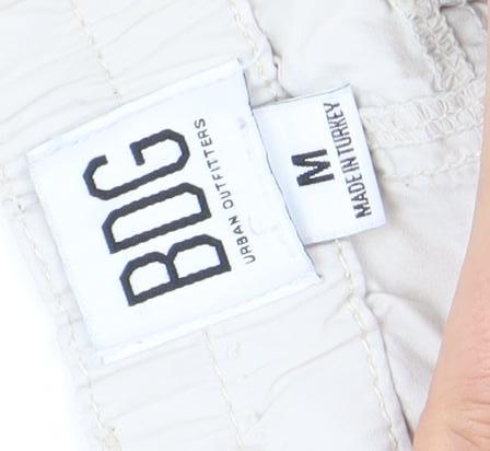 BDG Women’s Beige Cargo Trousers M Cotton Wide-Leg Casual