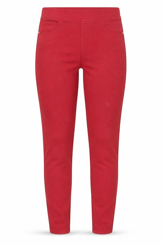 Womens UK Size 10 PEP&CO Slim Fit Skinny Red Jeans