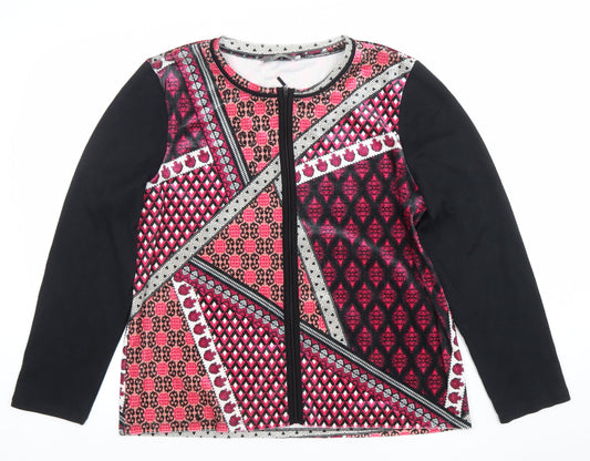 Womens UK Size S Libra Multicoloured Cardigan Sweatshirt