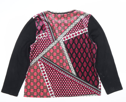 Womens UK Size S Libra Multicoloured Cardigan Sweatshirt