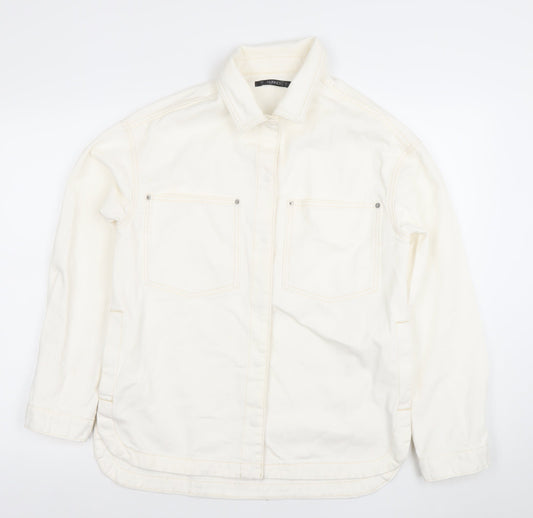 Dunnes Women’s Ivory Cotton Basic Jacket XS