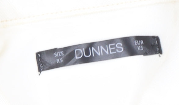 Womens UK Size XS Dunnes Ivory Basic Jacket