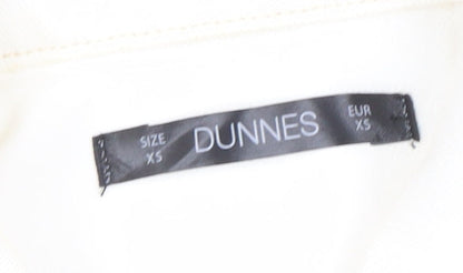 Womens UK Size XS Dunnes Ivory Basic Jacket