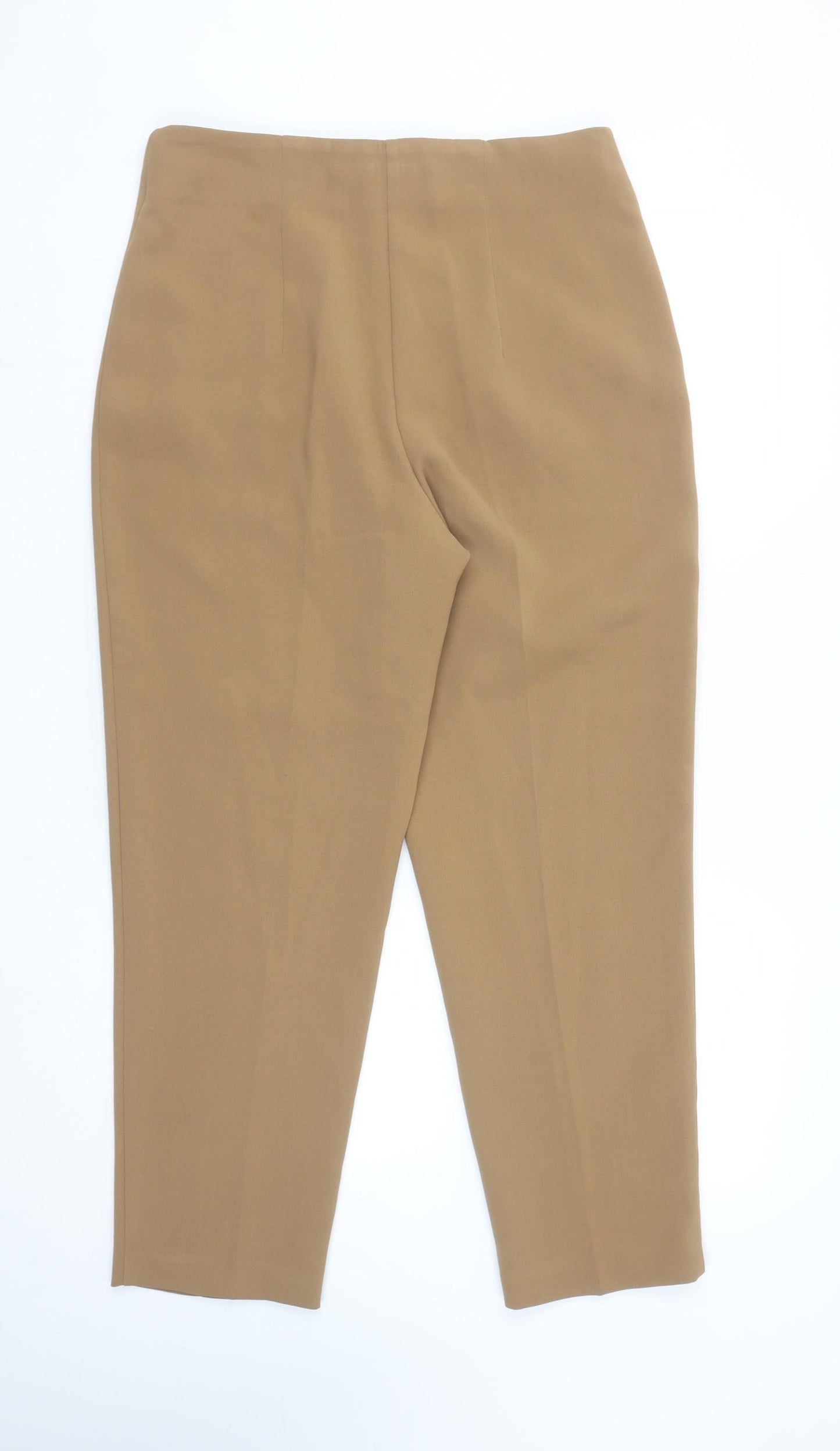 Primark Women’s Beige Size 12 Tailored Tapered Trousers