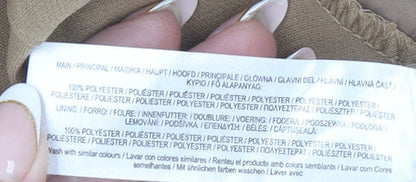 Primark Women’s Beige Size 12 Tailored Tapered Trousers