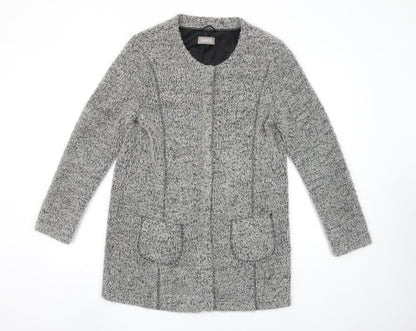 Womens UK Size 12 Gelco Grey Cardigan Jumper