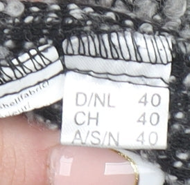 Womens UK Size 12 Gelco Grey Cardigan Jumper
