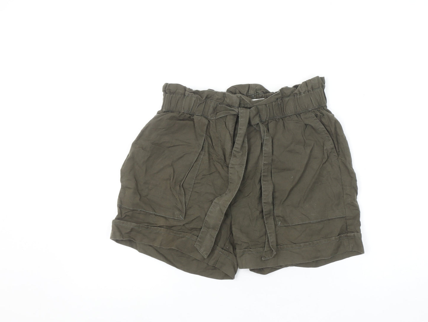 Womens UK Size S Soyaconcept Relaxed Fit Paperbag Shorts