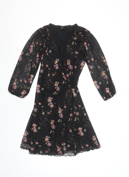 Womens UK Size XS Urban Outfitters Wrap Dress