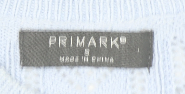 Primark Women’s Blue Short Sleeve Knit Cardigan Size S