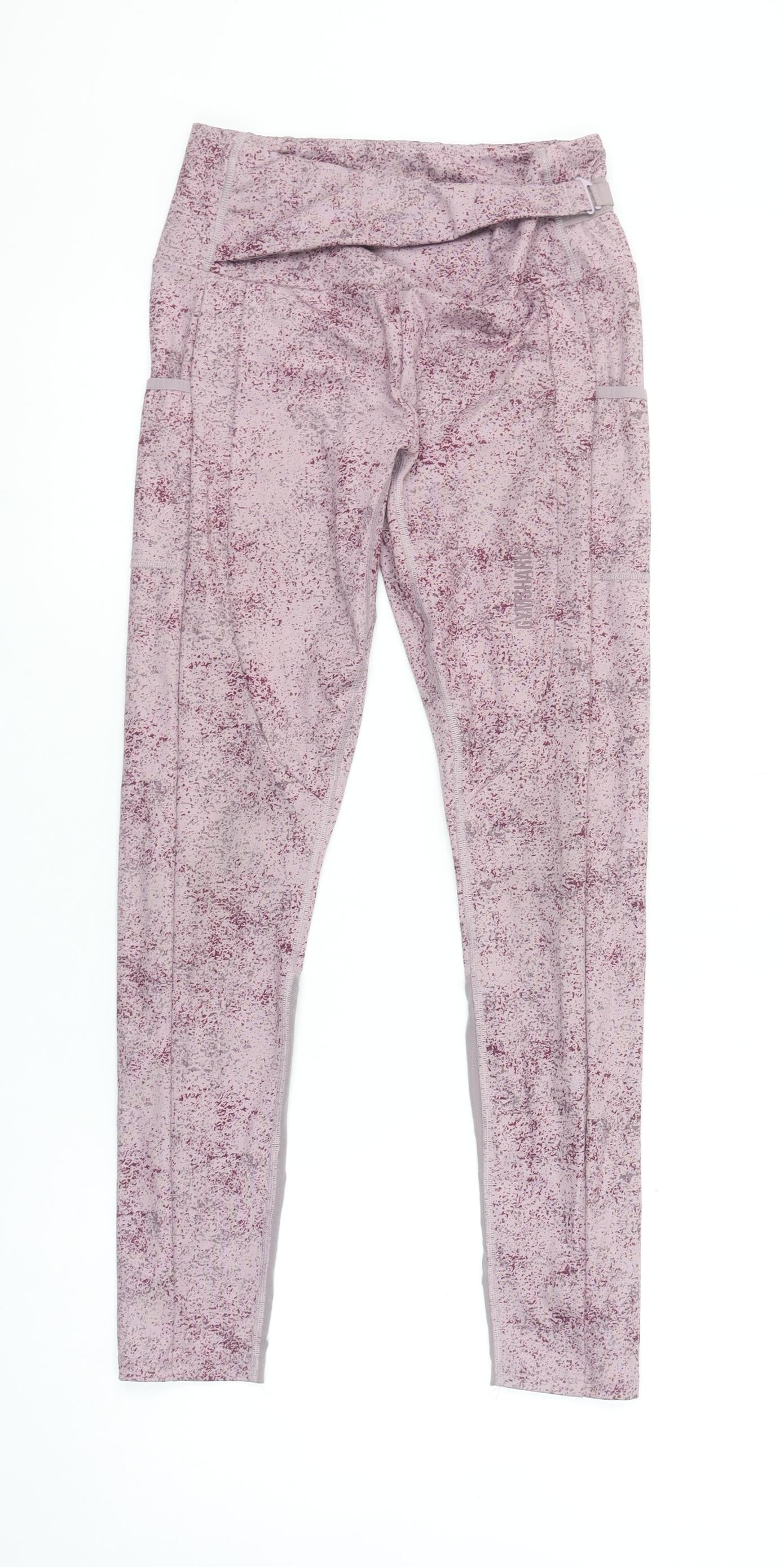 Womens UK Size S Gymshark Slim Fit Compression Pink Leggings