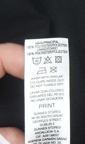 Dunnes Women’s Multicoloured Midi Ruffle A-Line V-Neck Dress Size 18-20