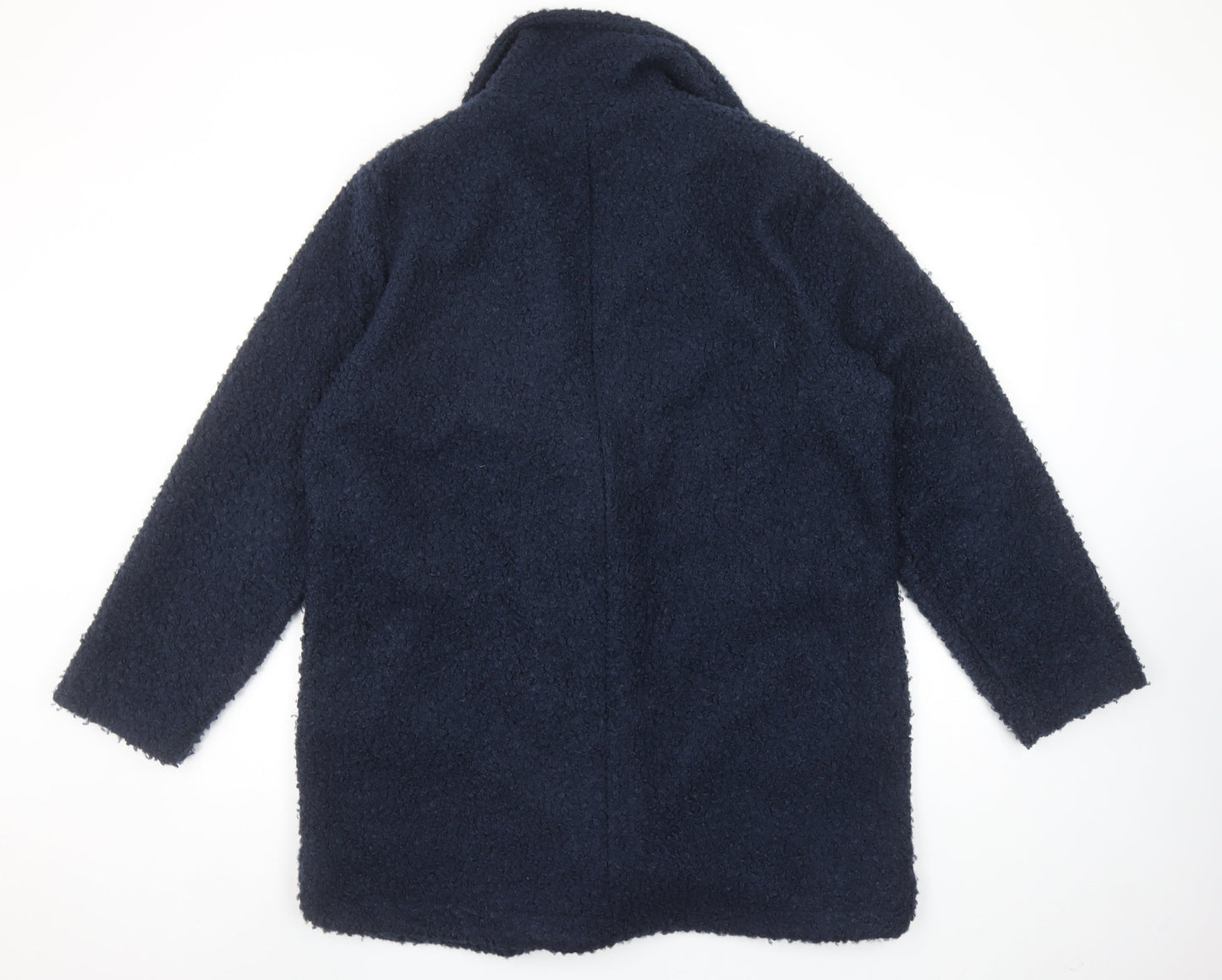 Womens UK Size 14 Dunnes Stores Blue Overcoat