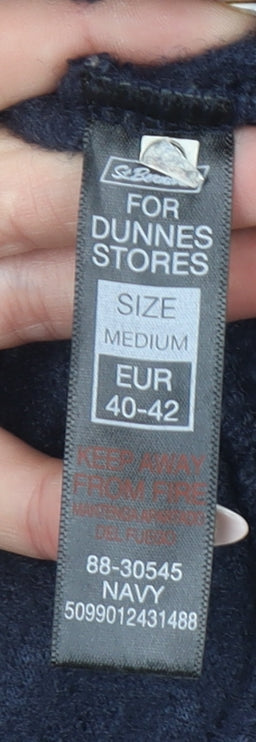 Womens UK Size 14 Dunnes Stores Blue Overcoat