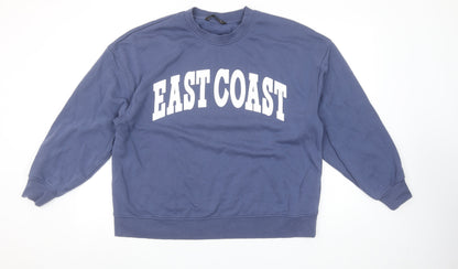 Womens UK Size L Dunnes Stores Blue Pullover Sweatshirt