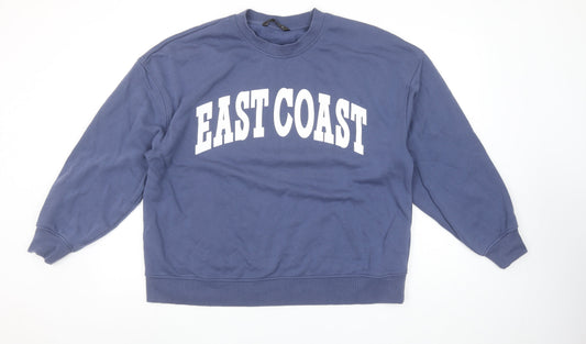 Womens UK Size L Dunnes Stores Blue Pullover Sweatshirt