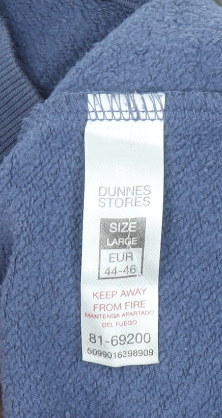 Womens UK Size L Dunnes Stores Blue Pullover Sweatshirt