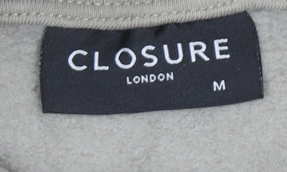 Womens UK Size M Closure London Beige Pullover Hoodie