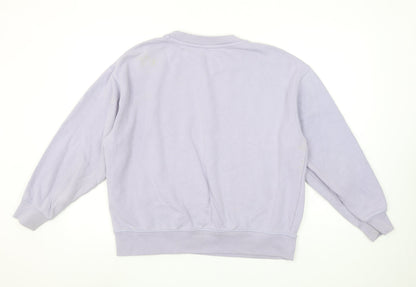 Womens UK Size L Levi's Purple Pullover Sweatshirt