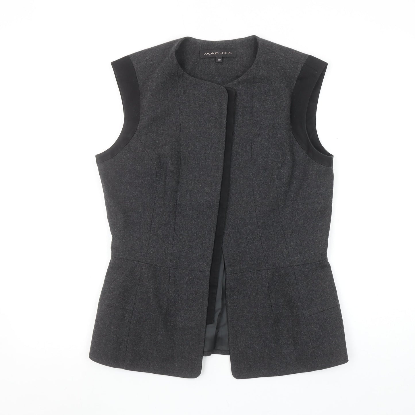 Womens UK Size 12 Machka Regular Grey Suit Waistcoat