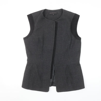 Womens UK Size 12 Machka Regular Grey Suit Waistcoat